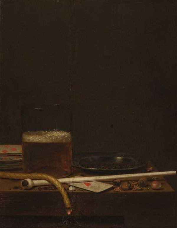 Jan Jansz. van de Velde - Still Life with Smoking Requisites 