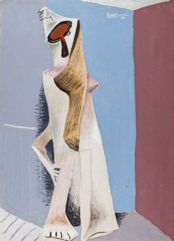 Alois Wachsman - Figure on a Staircase (Woman) 