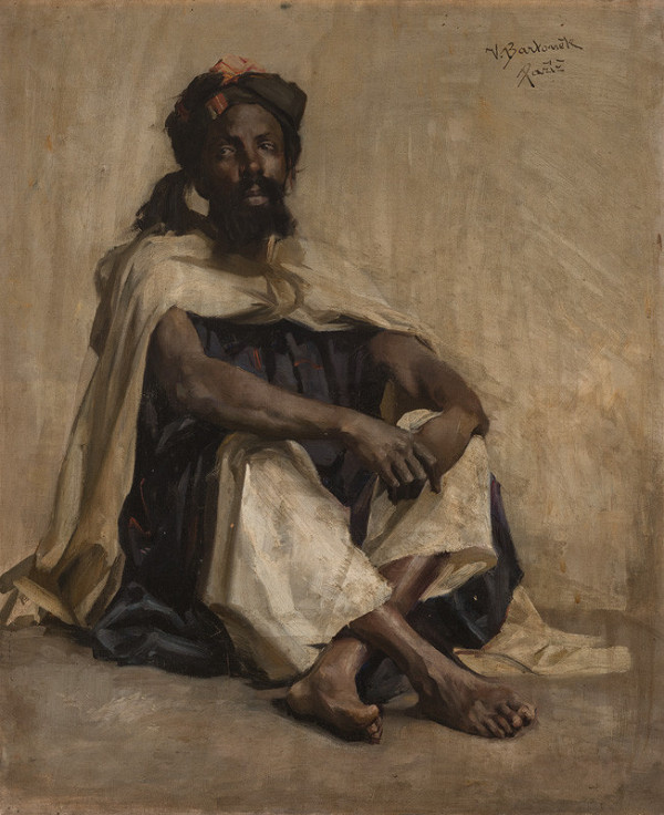 Vojtěch Bartoněk - Study of a Seated Arab 