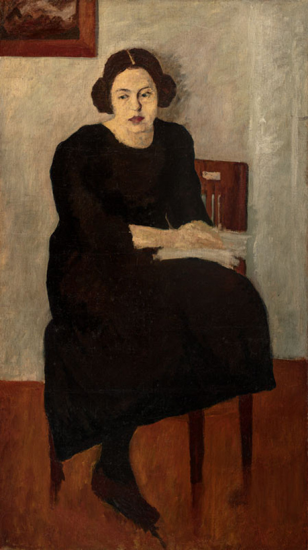 Josef Šíma - Portrait of Adriena Voskovcová 