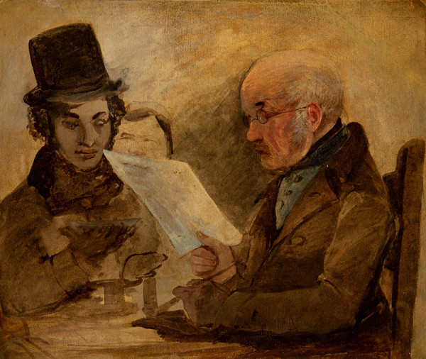 Josef Navrátil - Men around the Table 