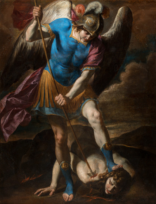 Andrea Vaccaro - Archangel Michael fights against the Fallen Angel 