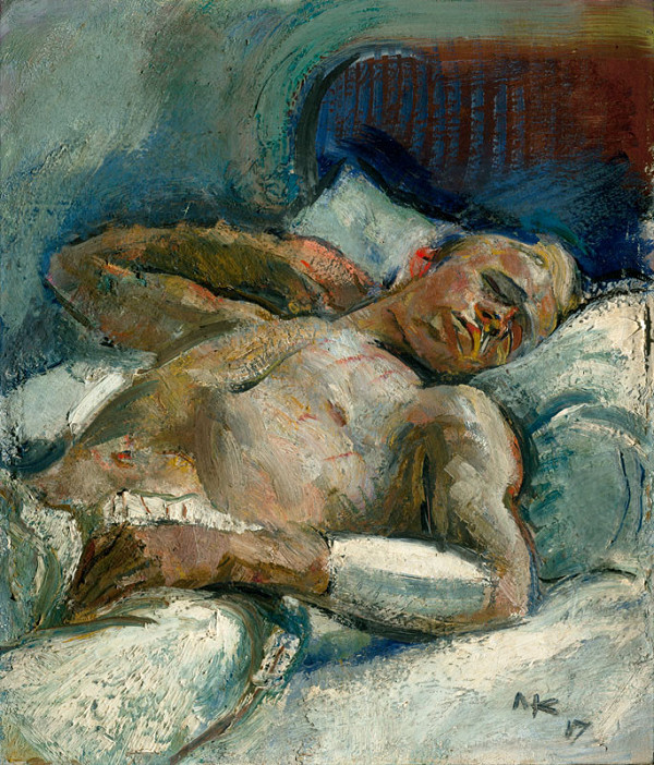Anton Kolig - Wounded Man 