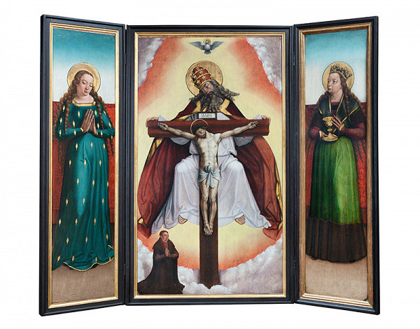 Master of the Litoměřice Altarpiece - Altarpiece with the Holy Trinity 