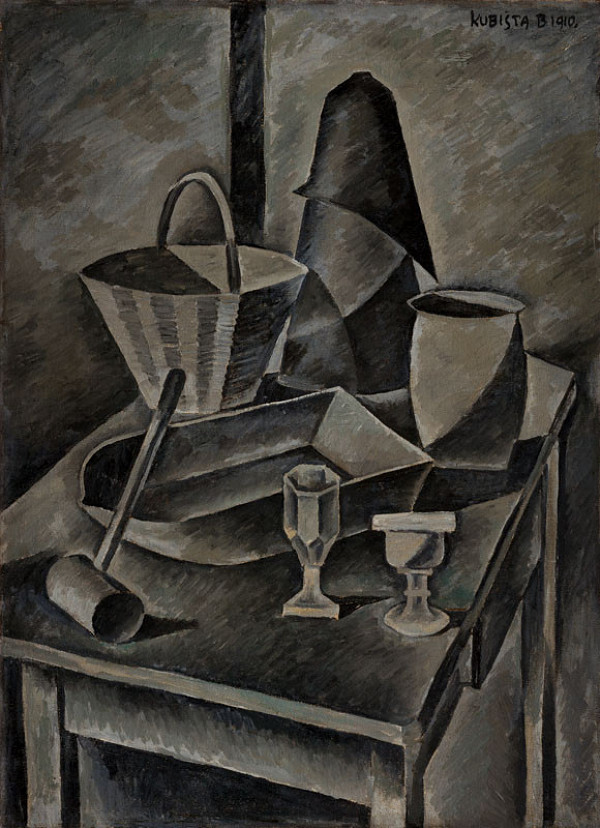 Bohumil Kubišta - Kitchen Still Life (Still Life with Sugar Cone) 