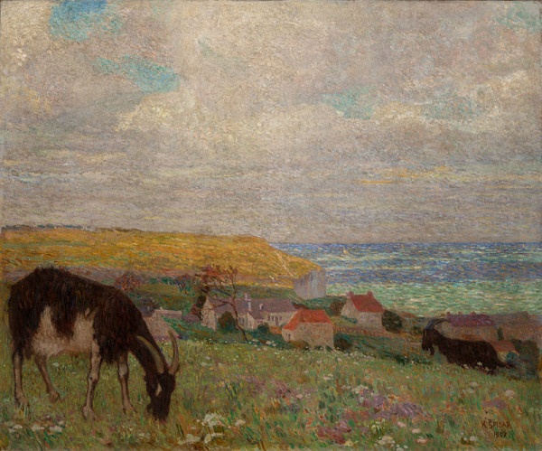 Karel Špillar - Landscape from Brittany 