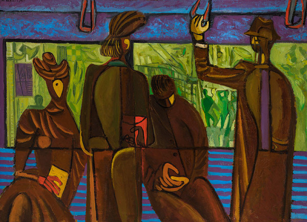 Jan Kotík - At the tram 