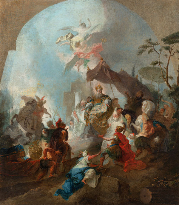 Josef Winterhalter ml. - Alexander the Great Outside Jerusalem 