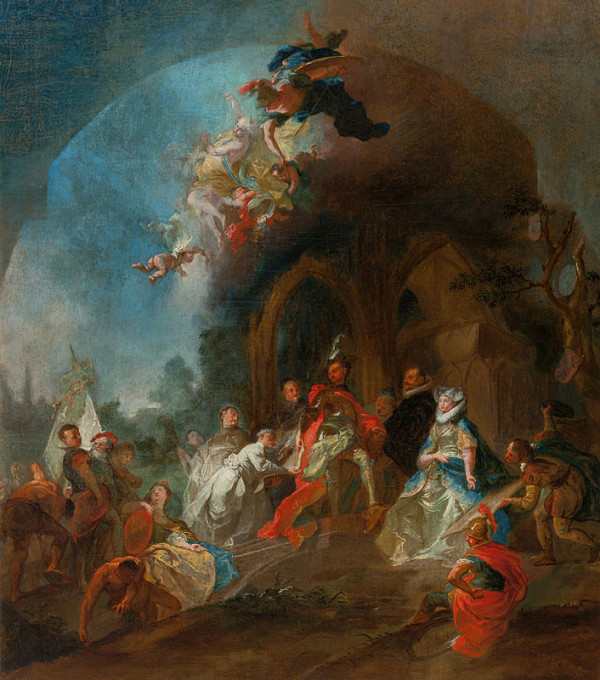 Josef Winterhalter ml. - Founding of the Monastery in Louka 