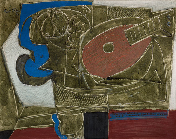 Emil Filla - Still Life with a Mandolin 