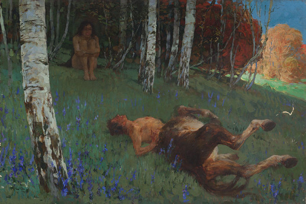 Viktor Oliva - Centaur and Dryad 