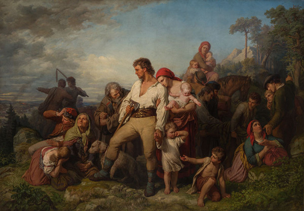 Petr Maixner - Fleeing Peasants (An Episode from the thirty-year war) 