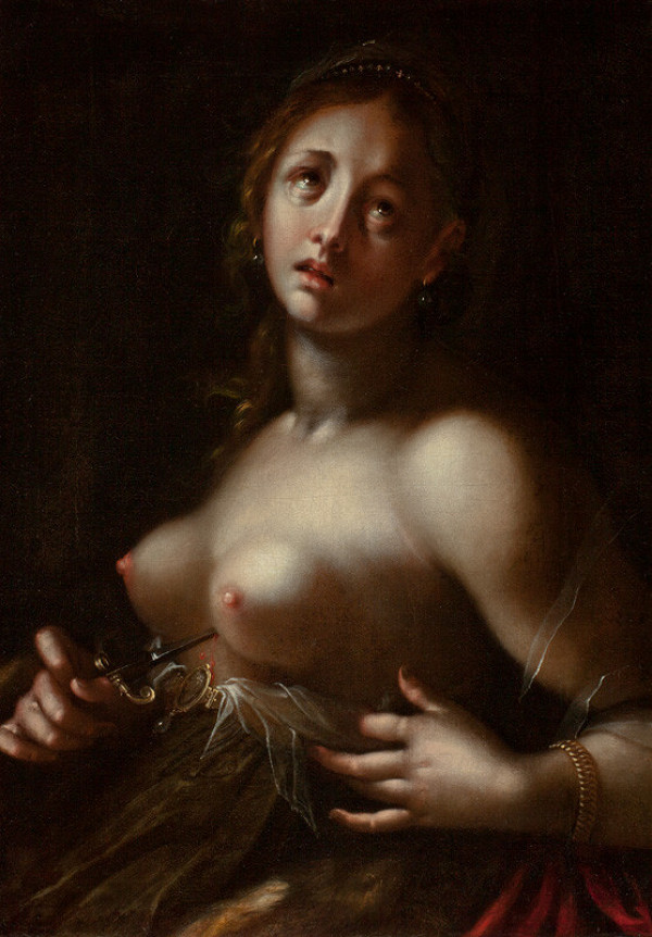 Hans von Aachen - The Suicide of Lucretia 