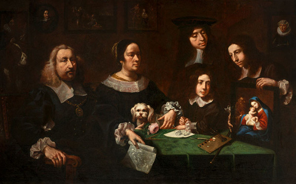 Tobias Pock - Self Portrait with His Family 