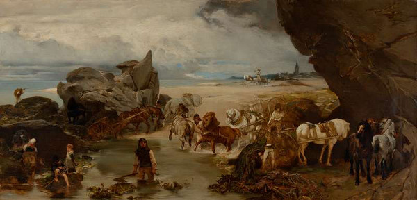 Jaroslav Čermák - Life on the Sea - Shore near Roscoff 