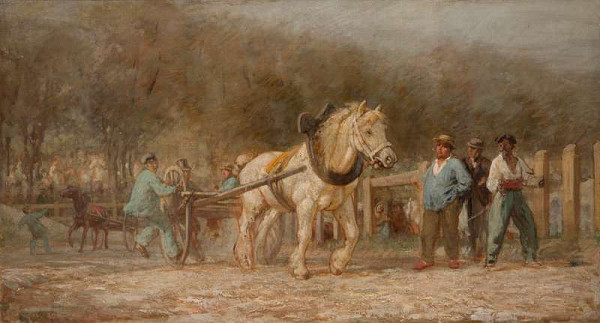 Viktor Barvitius - Horse Testing in Paris 