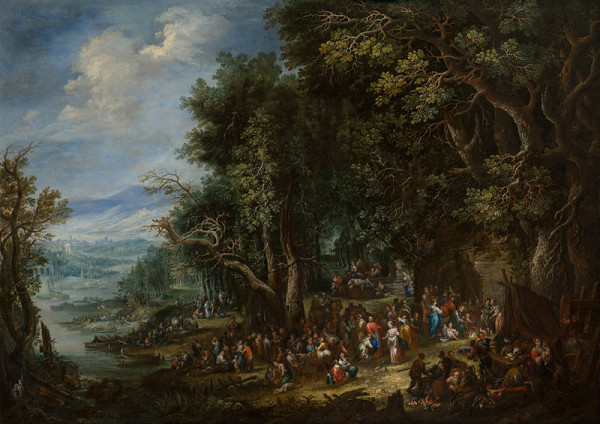 Jan Jakub Hartmann - Allegory of Earth (Landscape with the Encounter of Christ with Mary and Martha) 