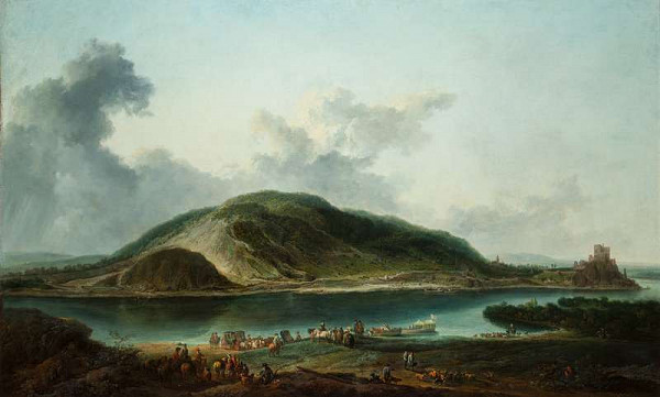 Johann Christian Brand - Landscape with Děvín Castle at the Outfall of the Morava into the Danube 