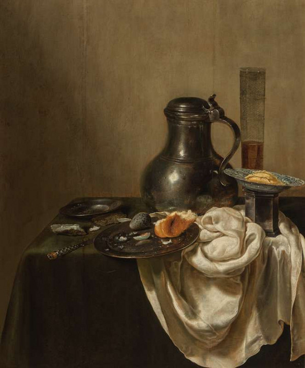 Jan Jansz. den Uyl - Still Life with a Pewter Jug 