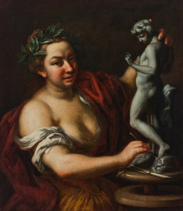 Petr Brandl - Allegory of Sculpture (Sculptura) 
