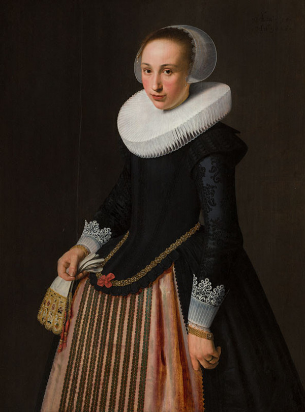 Nicolaes Eliasz Pickenoy - Portrait of a Fifteen-Year-Old Young Lady 