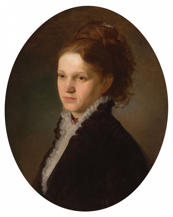 František Ženíšek - Portrait of Mrs. Fričová 