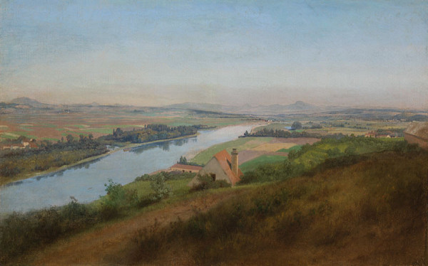 Josef Mánes - The Říp Landscape 
