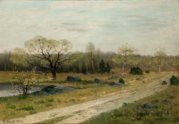 Antonín Chittussi - Spring at Fontainebleau 