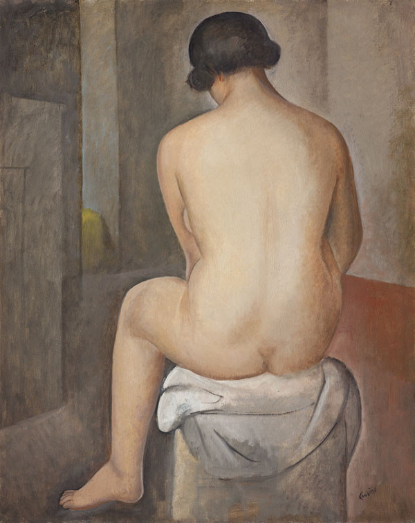 Otakar Kubín (Coubine) - Seated Nude 