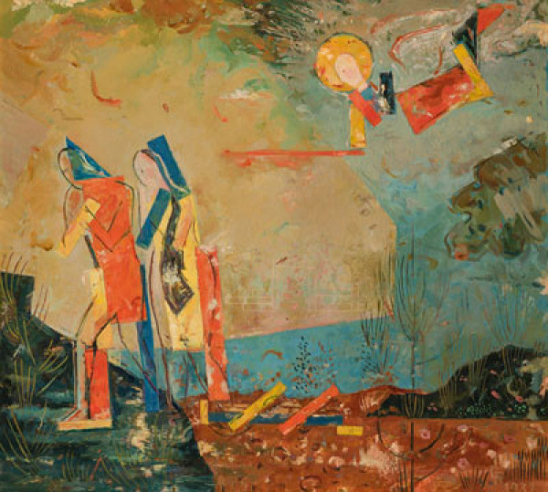 Ľudovít Fulla - Expulsion from Paradise 