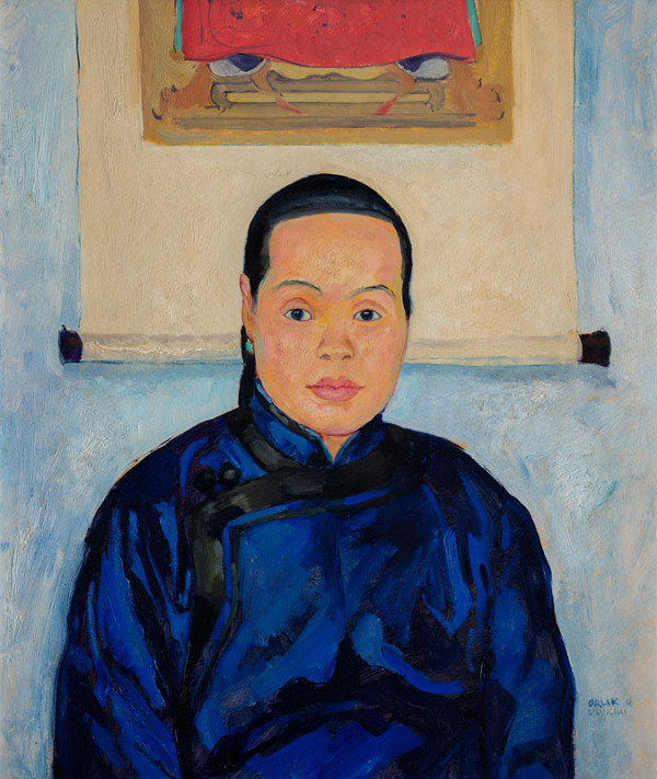 Emil Orlik - A Chinese Woman 