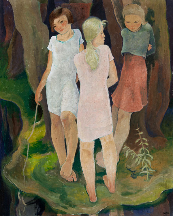 Oswald Voh - Three Girls 