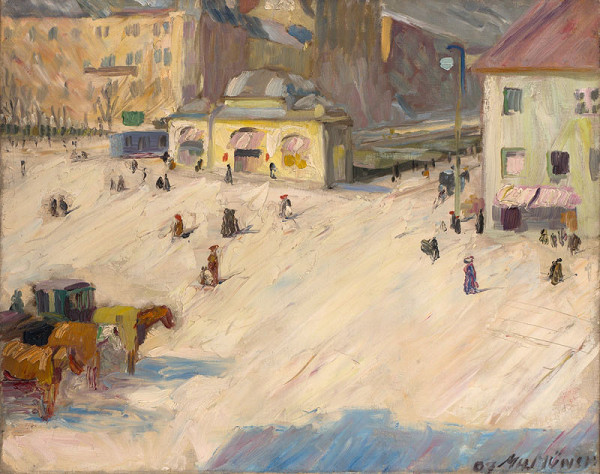 Max Horb - A Square in Munich 