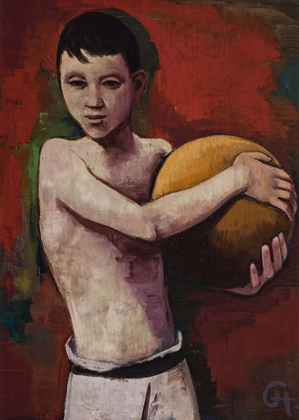 Karl Hofer - Boy with a Ball 