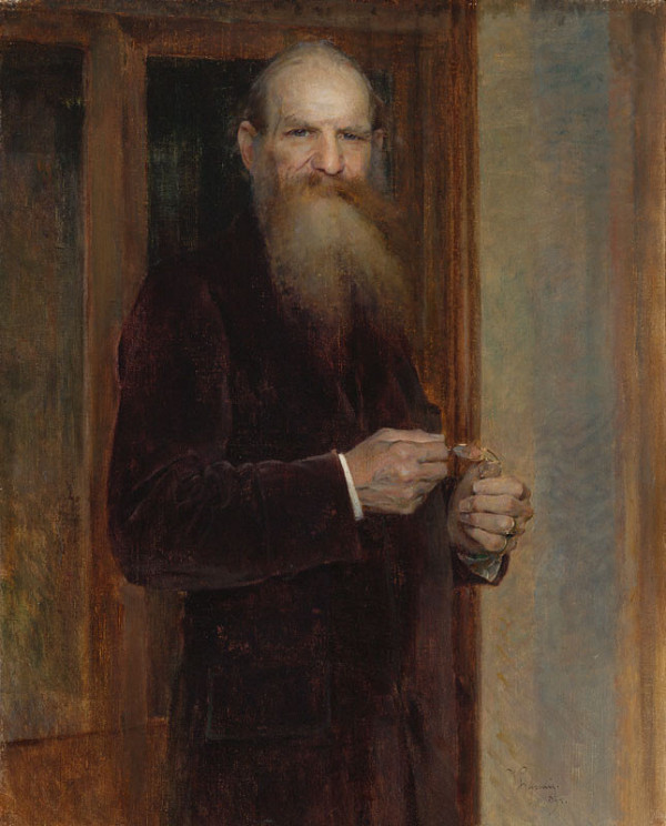 Vojtěch Hynais - Portrait of Josef Hlávka 