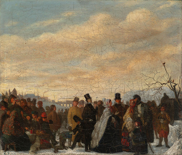 Karel Purkyně - The Thurn-Taxis Family Ice-Skating 