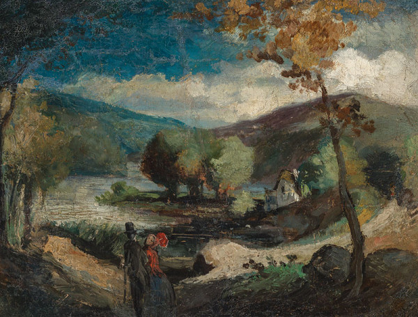 Karel Purkyně - In the Valley (Landscape) 