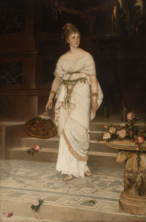 Václav Brožík - Julie Šamberková as Messalina 