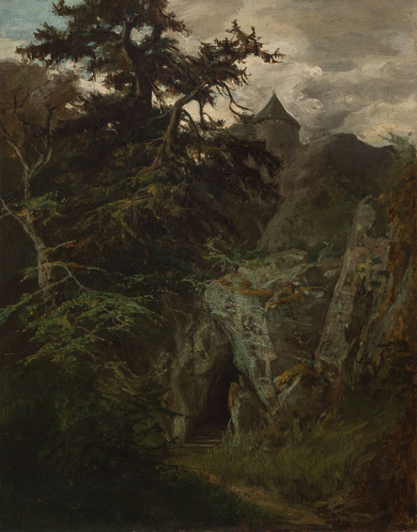 Adolf Kosárek - Landscape with a Castle 