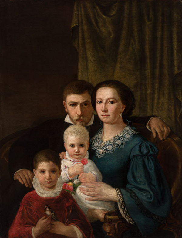 Karel Purkyně - The Family of the Woodcarver Vorlíček 