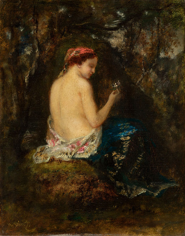 Narcisse Virgilio Diaz de la Peňa - Forest Still Life 