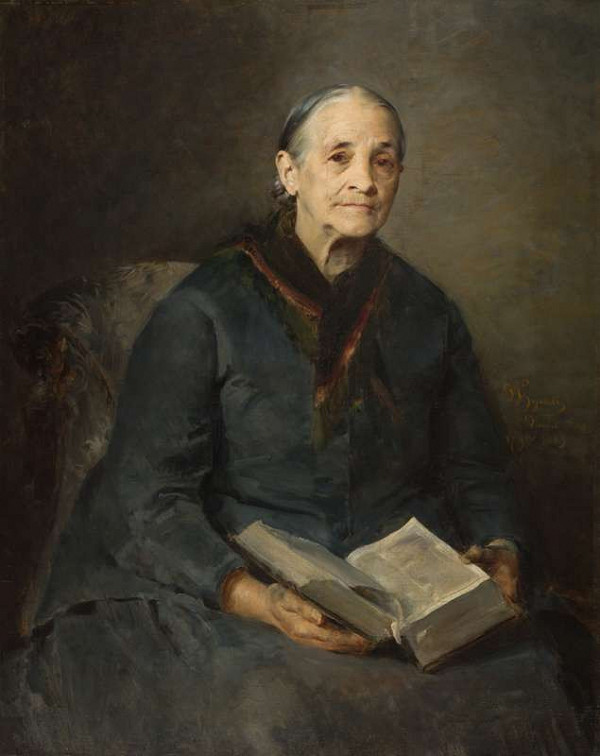 Vojtěch Hynais - Portrait of the Artist’s Mother 