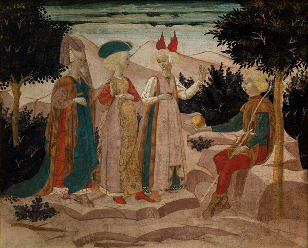 Antonfrancesco di Giovanni dello Scheggia (?) - The Judgement of Paris 