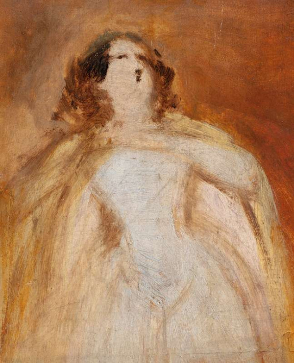 Josef Navrátil - The Singer Henrietta Grosserová as Norma, study 