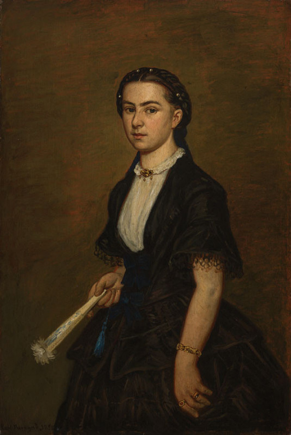 Karel Purkyně - Portrait of Ema Křikavová 