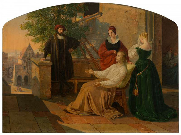 Josef Mánes - The Final Moments of Lucas van Leyden 