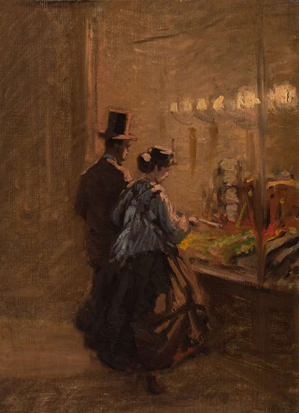 Viktor Barvitius - In front of a Shop (Window) 