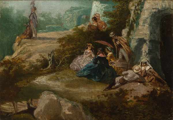 Josef Mánes - On a Trip III 