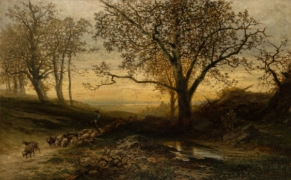 Julius Mařák - Autumn Evening 