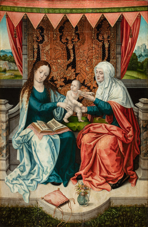 Bernard van Orley - The Virgin and Child with St Anne 